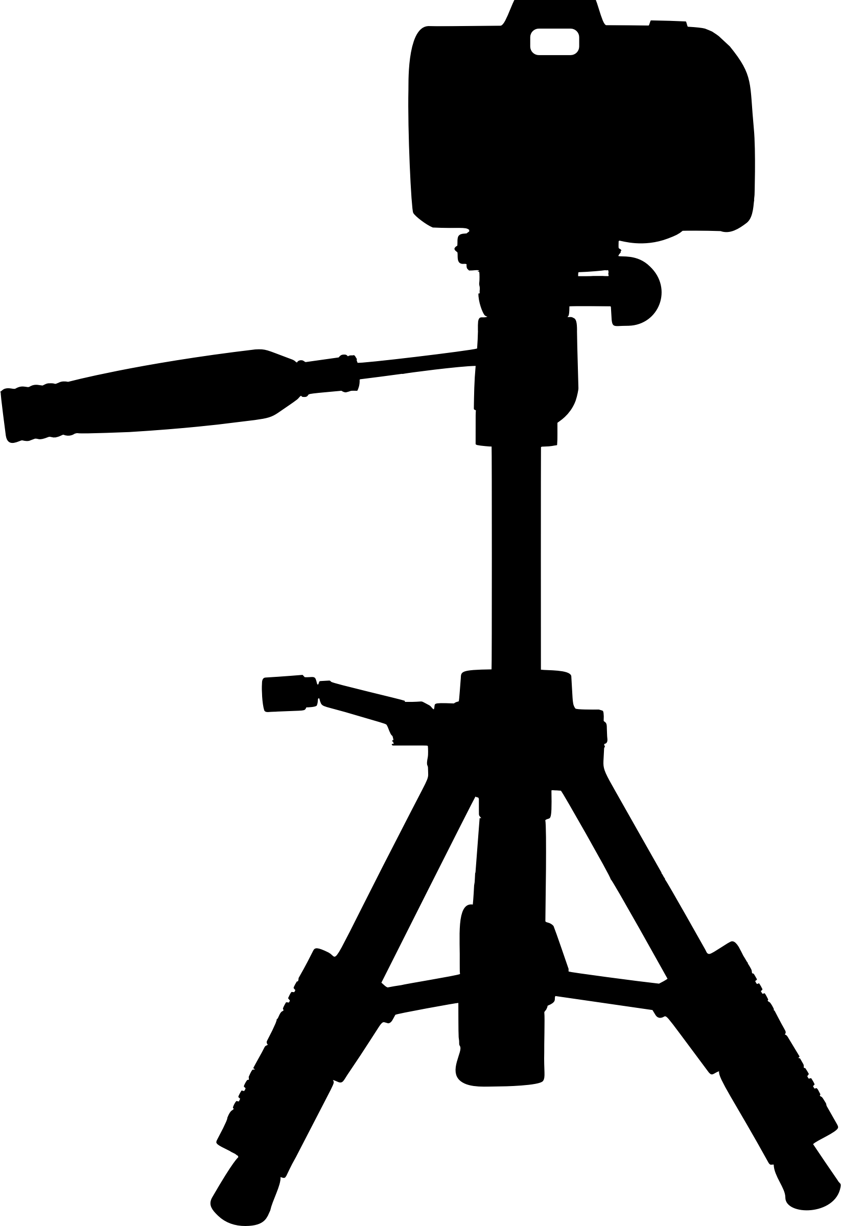 Big Image - Camera On Tripod Silhouette (1646x2400)
