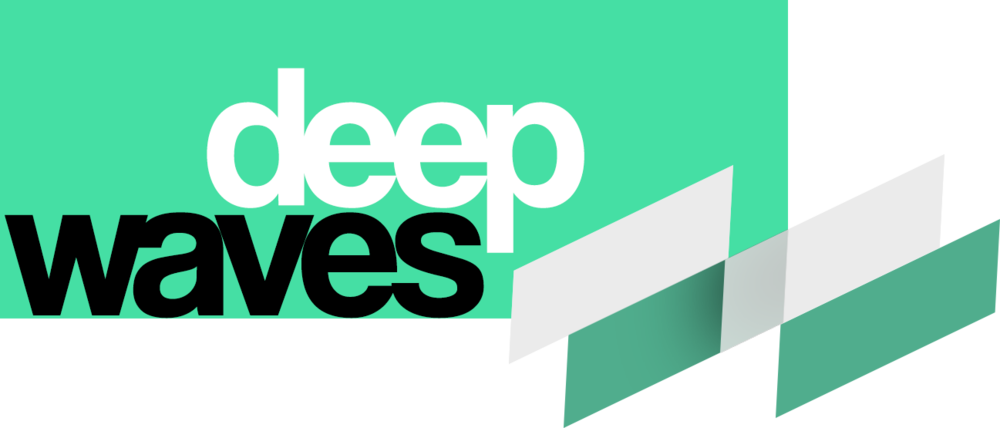 Deep-waves Logo Trimmed - Portable Network Graphics (1000x428)