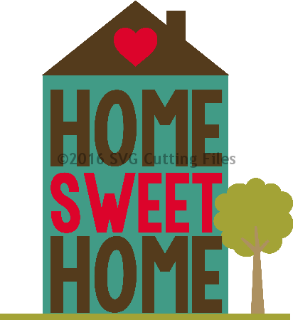 #pp-2502 Home Sweet Home - Tree (412x450)