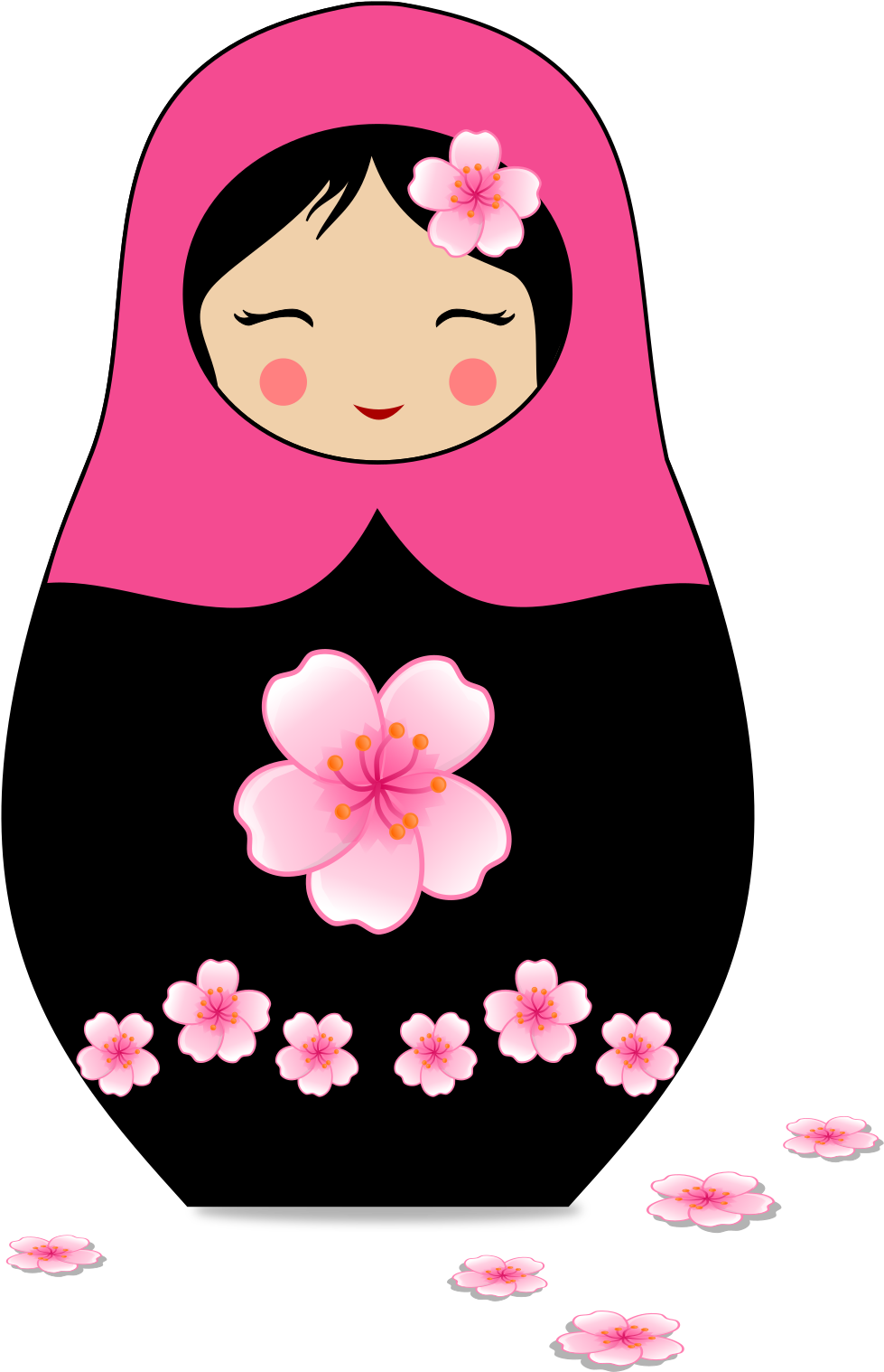 Big Image - Russian Doll Sakura (1697x2400)