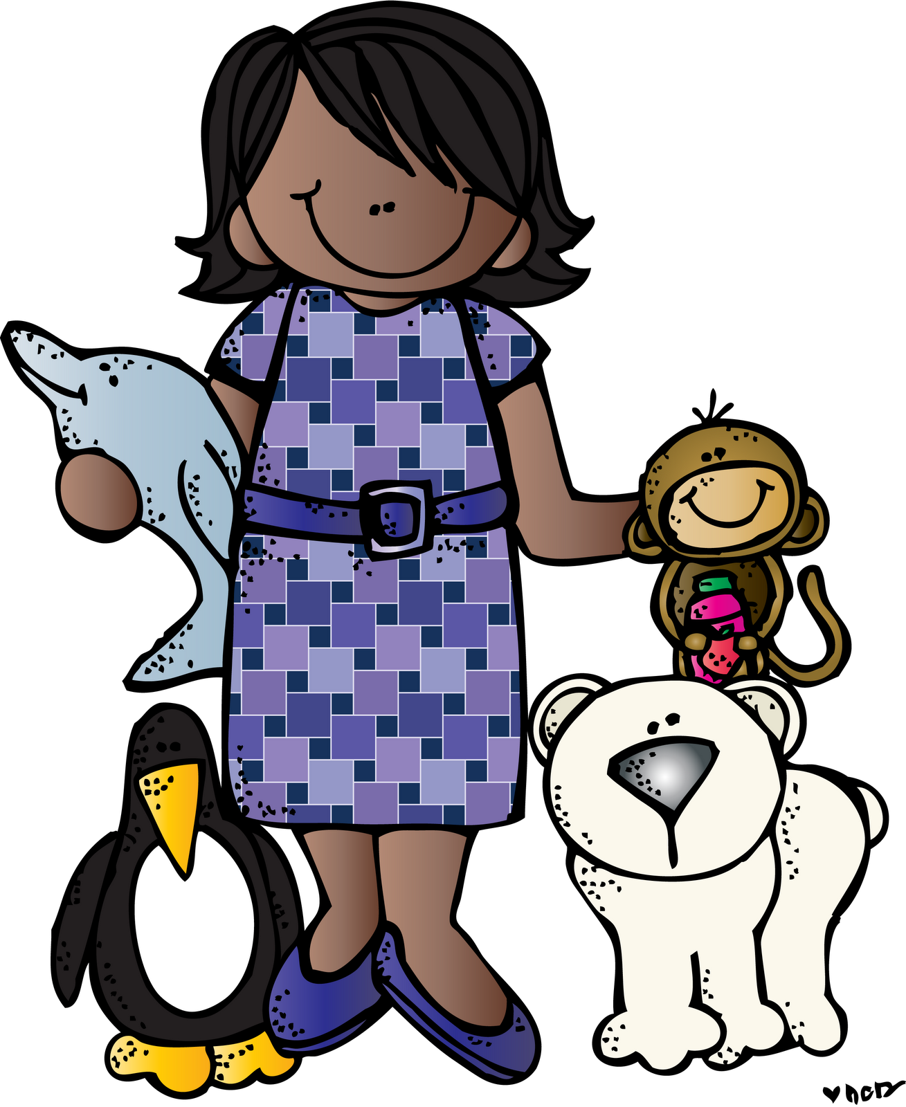 Melonheadz Cliparts - Melonheadz With Animals (1309x1600)