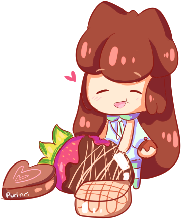 Choco By Purinri - Cartoon (402x456)