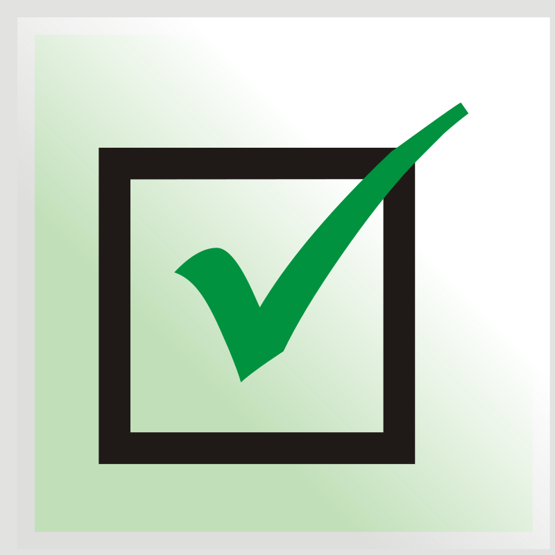 Checkbox Button Clipart - Checkbox (800x800)