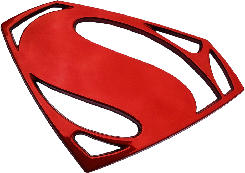 Batman V Superman - Man Of Steel/new Mos Distessed Shield Junior Sheer (932x658)
