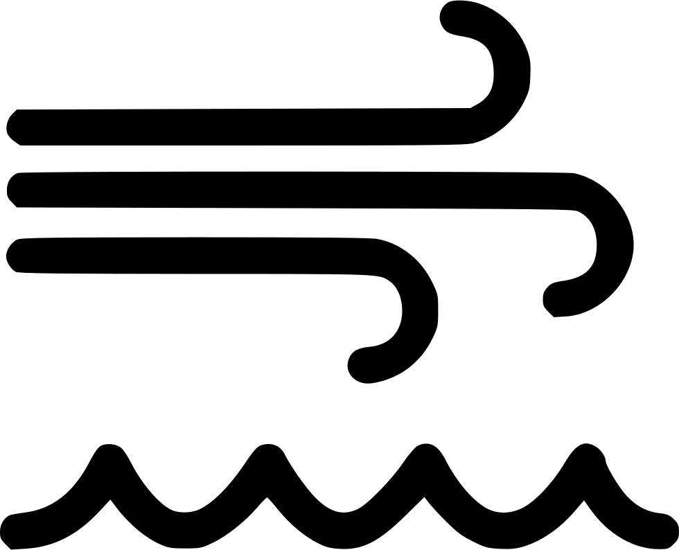 Wind Wave Comments - Wave Icon (980x794)