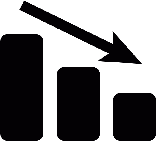 Vestas, Wind Turbine - Negative Chart Icon (512x512)