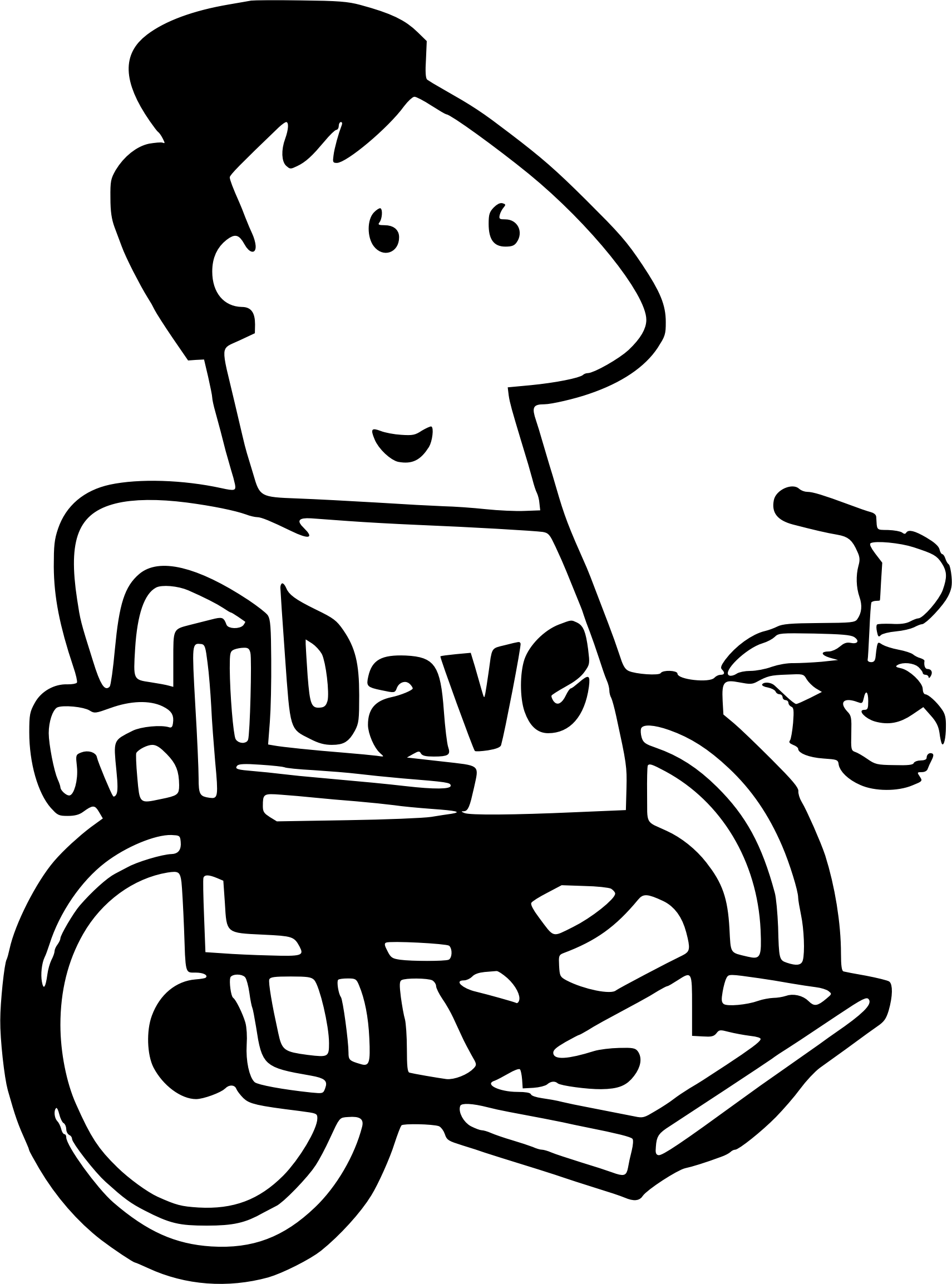 Ham With Microphone - Vector Graphics (1711x2308)