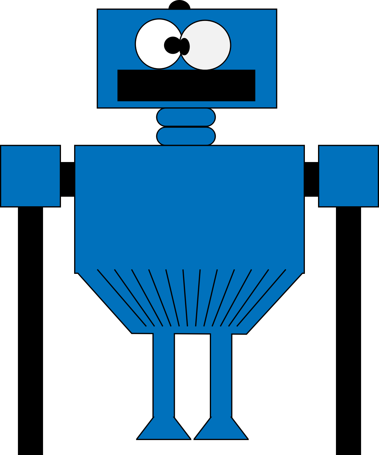 Clipart Robot - Clip Art (1268x1522)