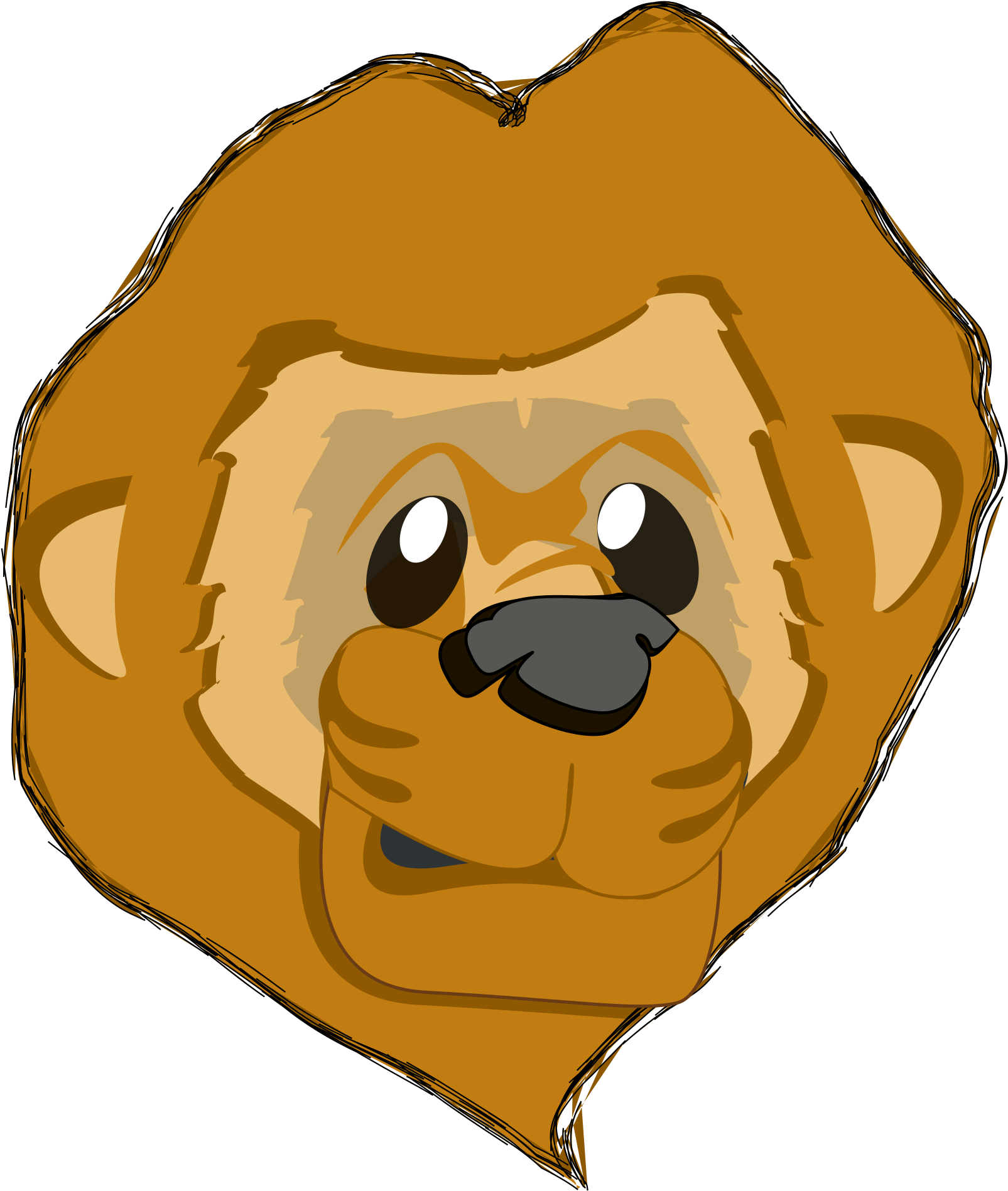 Lion Head - Lion (1697x2400)