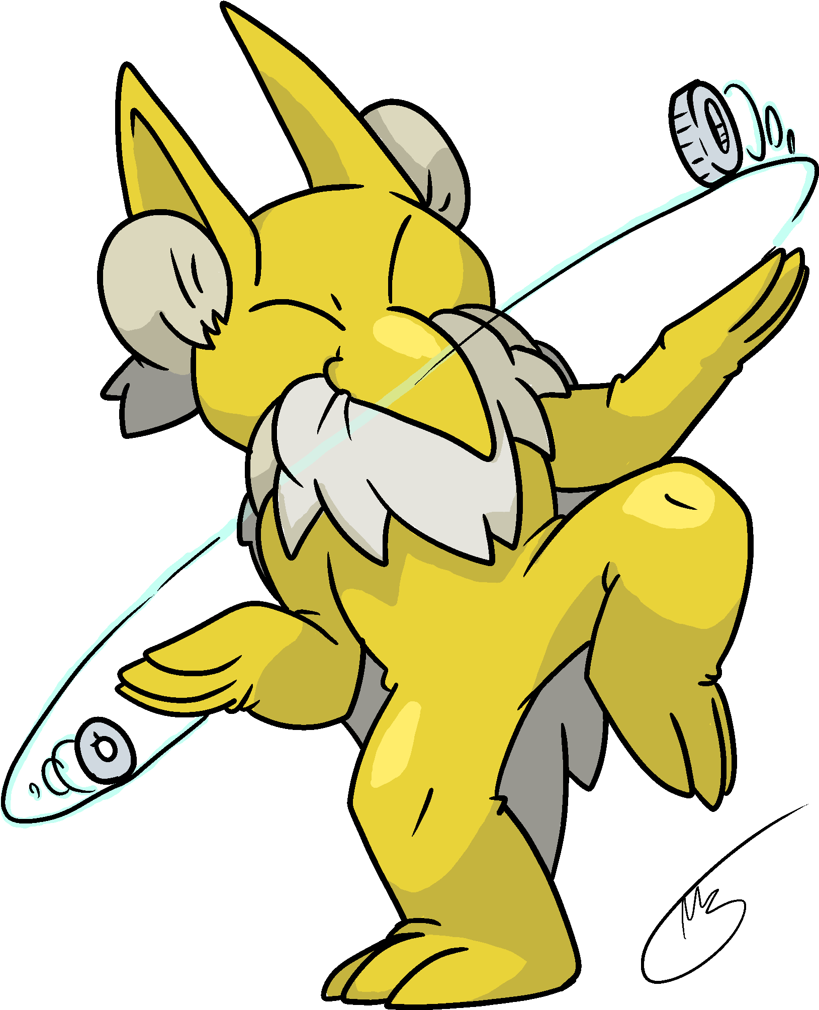 Mega Hypno Concept - Pokemon Mega Hypno (1698x2055)