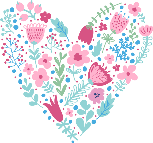 Corazon Flores Picture - Design (600x600)
