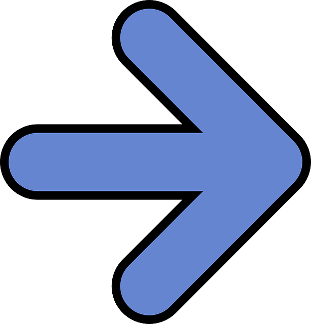 Free Vector Right Blue Arrow Clip Art - Right And Left Arrows (769x800)