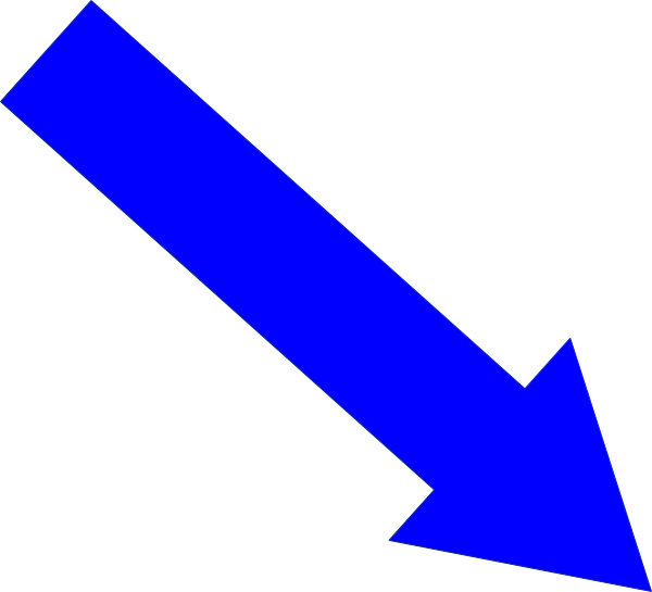 Arrow Pointing Down Right (600x545)