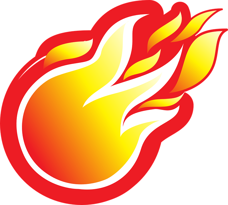 Fireball Clipart (799x720)