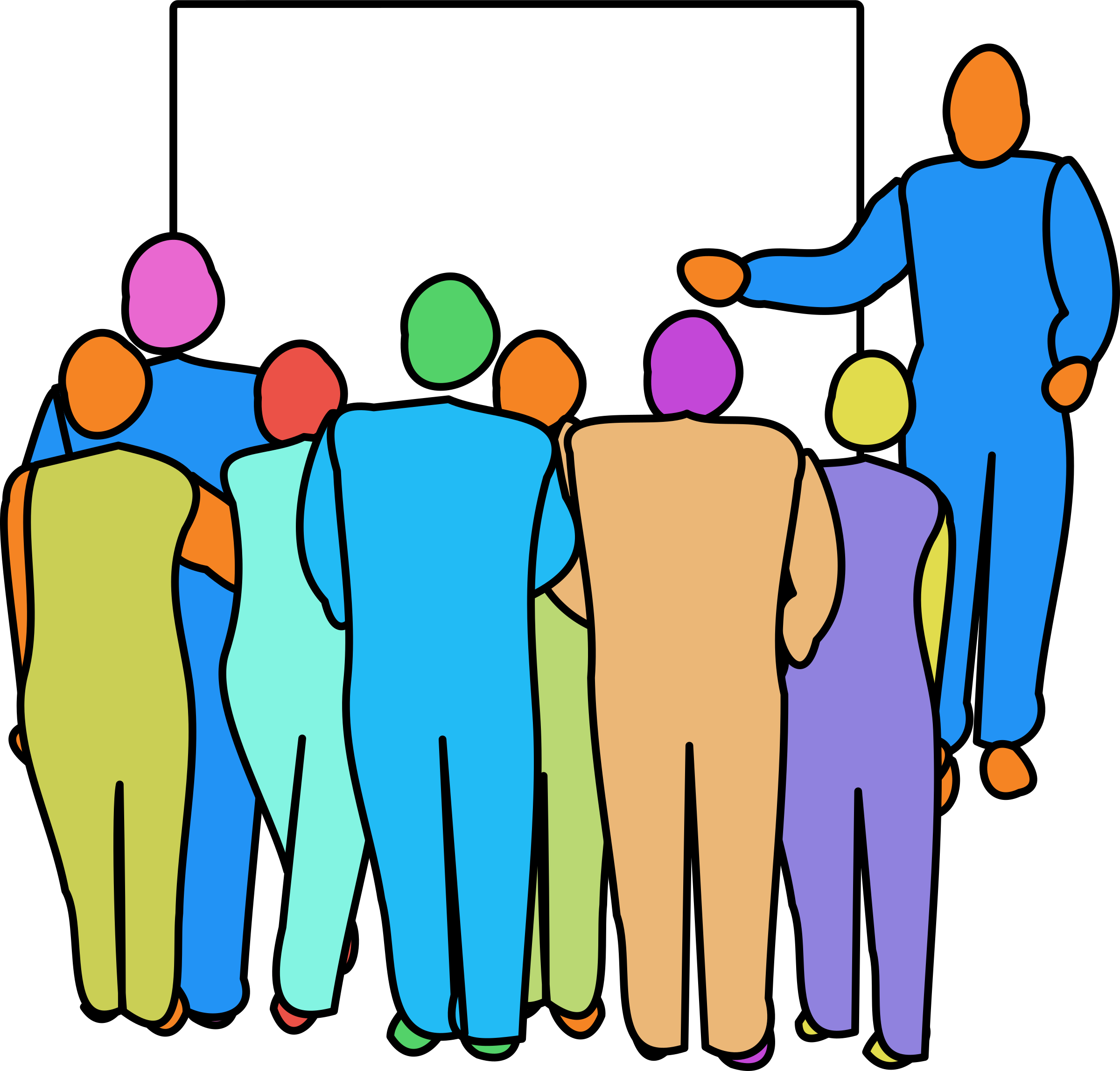 Big Image - Presenter Clipart (2400x2295)