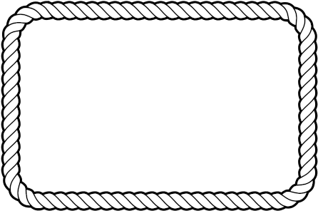 Free Rope Clipart - Rope Border Vector (475x315)