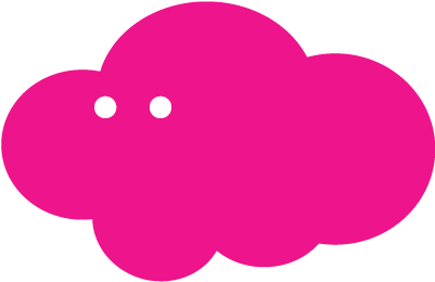 Cloud Clipart Pink Cloud - Heart (400x400)