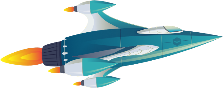 Rocket Ship - Spacecraft (732x299)