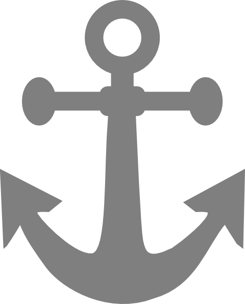 Pink Anchor Clipart (480x595)