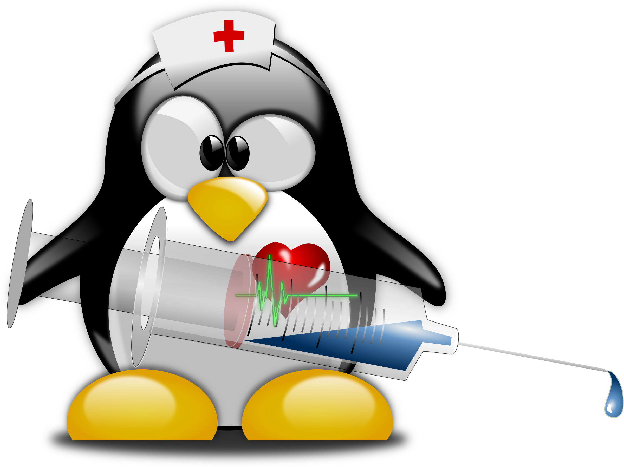 Big Image - Get Well Soon Penguin (2400x1797)