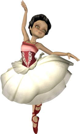 Animated Ballet Image - Cherry Blossom (275x450)