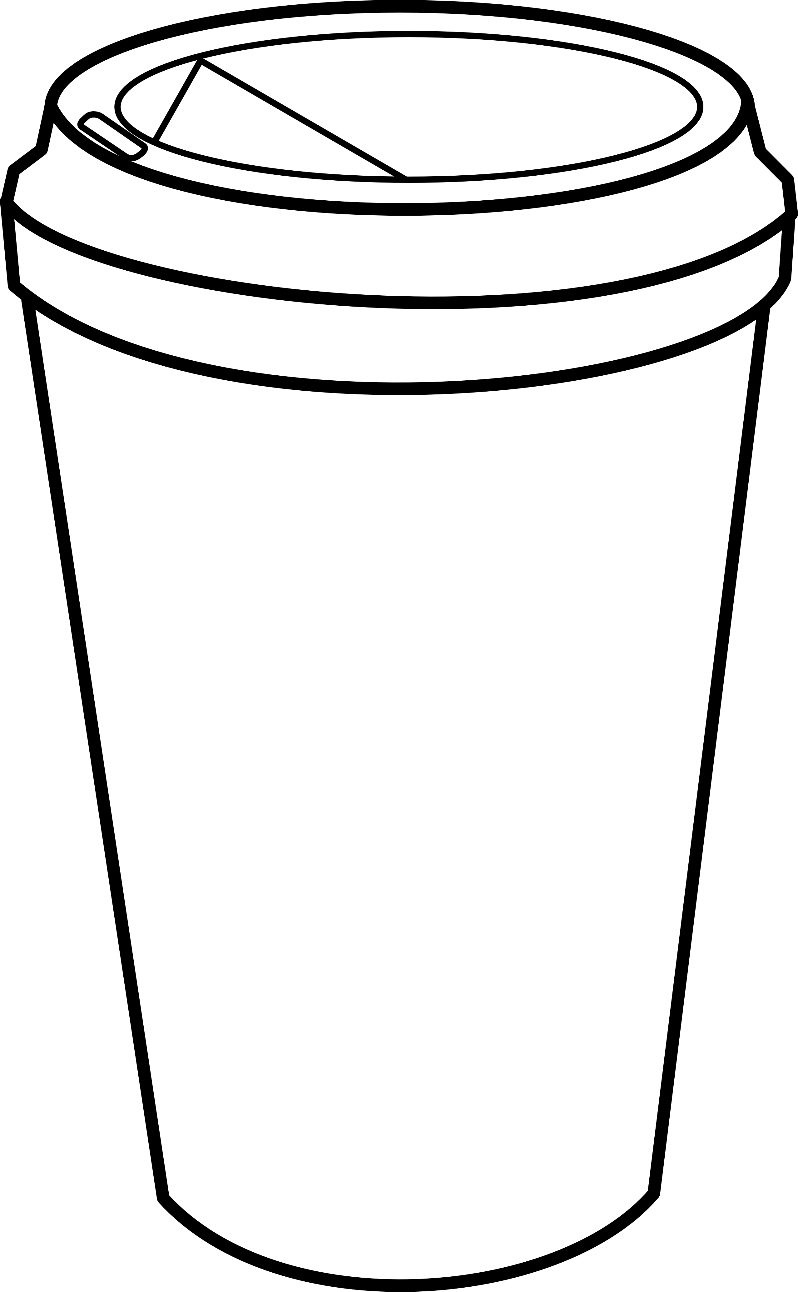 Coffee Cup Hi Starbucks K Cups Recycle - Paper Coffee Cup Clip Art (2555x4134)