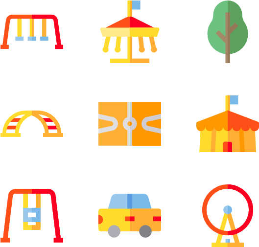 Playground - Playground Flat Icon (600x564)