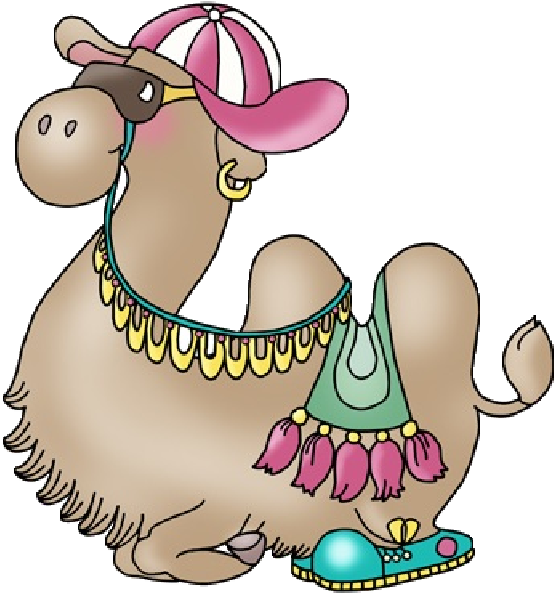 Camel Clipart Comic - Cool Camel Cartoon (600x600)