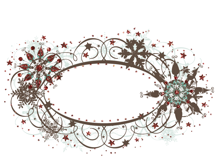 Oval Christmas Designs (747x550)