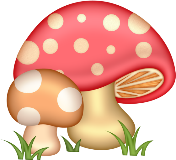 Грибы,png,трубы - Drawing (580x530)