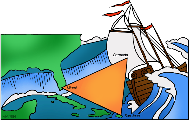 Bermuda Triangle - Bermuda Triangle Clip Art (648x418)