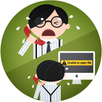 Help Desk Infographic - Helpdesk Cartoon (396x372)