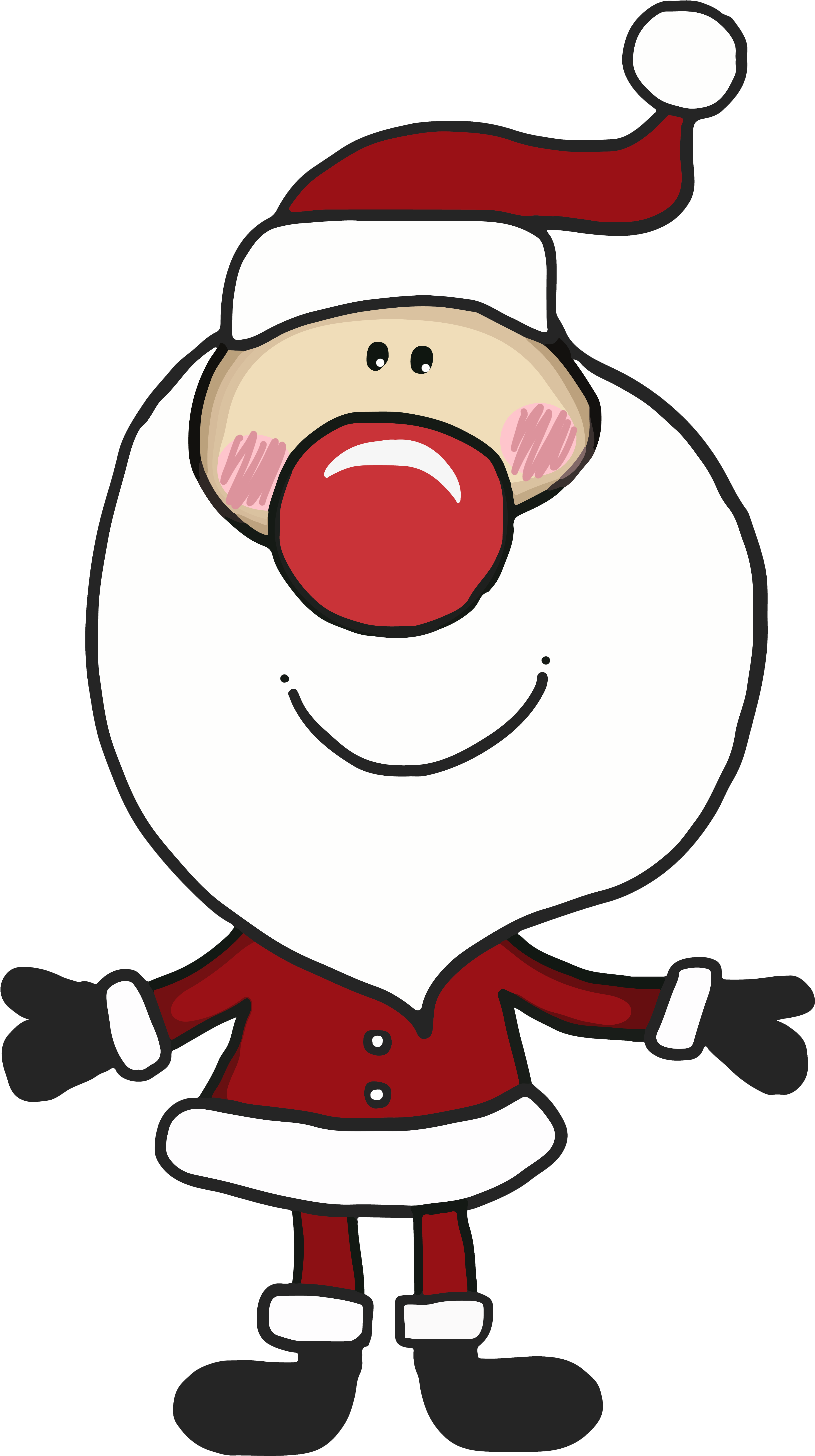 Snowman - Cartoon (5192x7368)