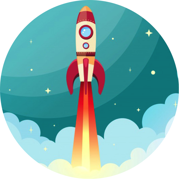 Rocket Ship - Cohete Observadores Galacticos (756x756)