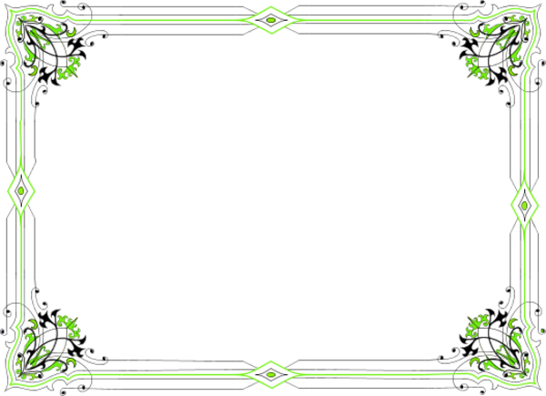 Frame Multi Color Rainbow Lines - Frame Border Color (600x435)