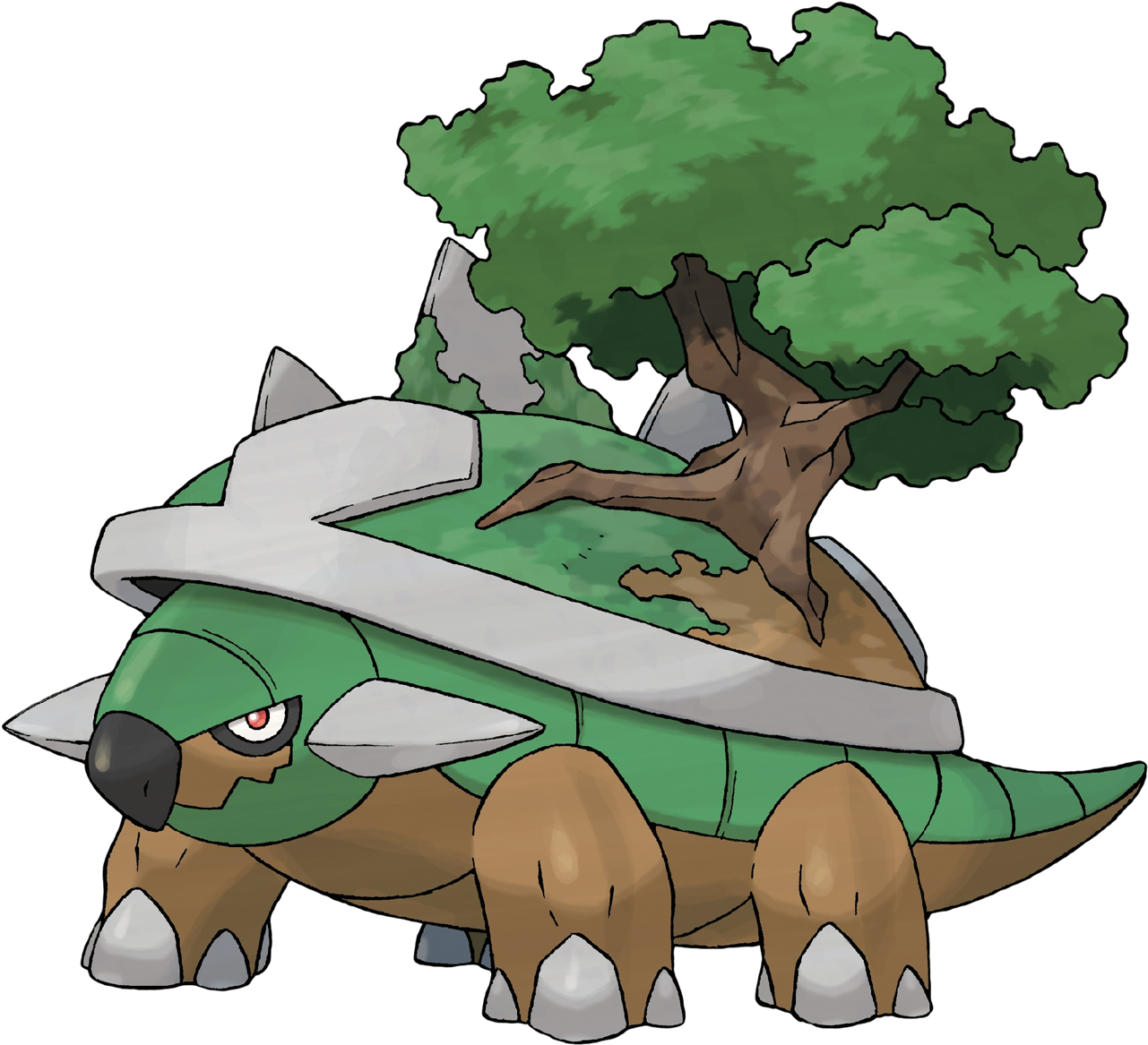 Anime - Grass And Ground Type Pokemon (1280x1280)