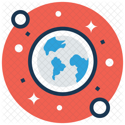 Solar System Icon - Earth (512x512)