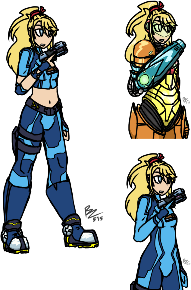 Tale End Samus, - Cartoon (1280x1554)