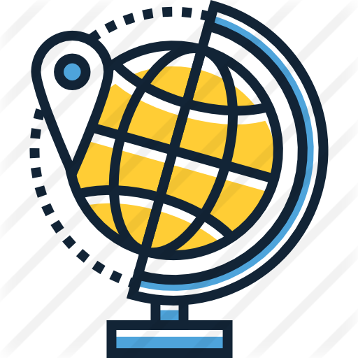 World Map - Vector Graphics (512x512)