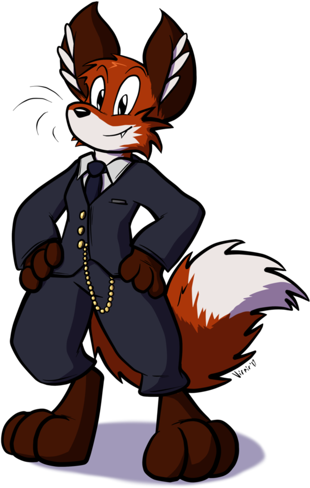 Rail Fox By Virmir - Cartoon (792x1008)