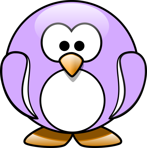 Cartoon Penguin (594x600)