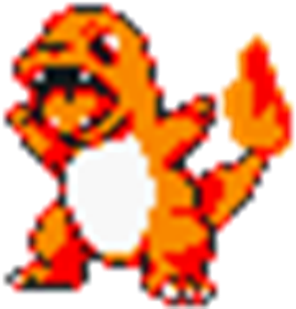 Charmander Sprite Yellow - Charmander Gen 2 Sprite (420x420)
