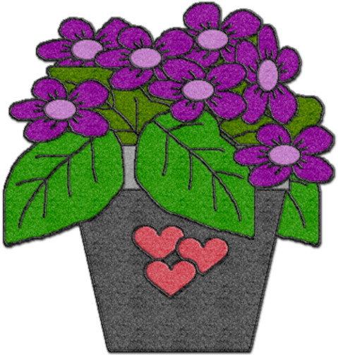 Felted Violets - Gilliflower (512x512)
