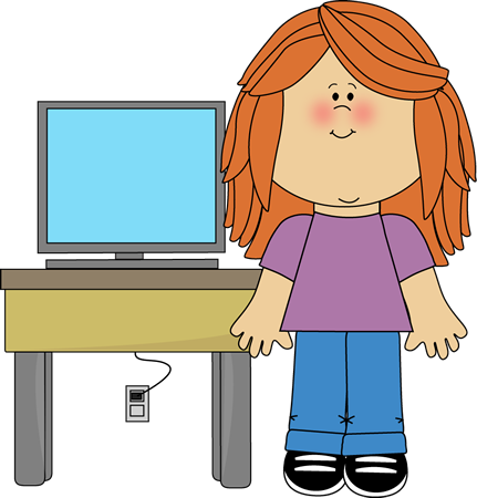 Classroom Computer Technology Expert Clip Art - My Cute Graphics Computer (431x450)