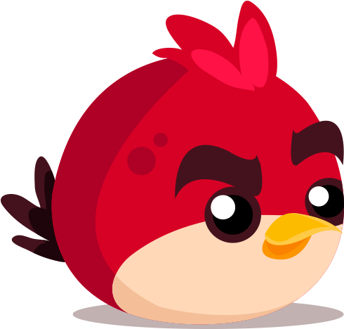 Characters - Angry Birds 2 Red (600x600)