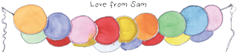 Bunting Balloons Multi - Party (600x430)