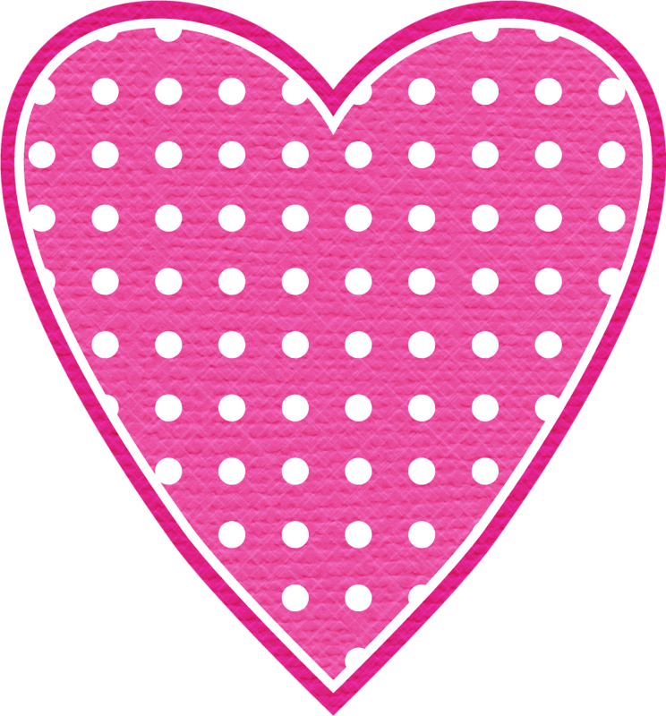 Яндекс - Фотки - Purple Polka Dot Heart (744x800)