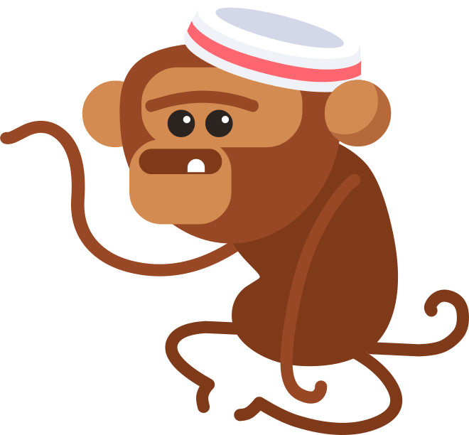 Monkey - Numpty Hapless Pillock Dippy Dummkopf Dimwit Stupe (660x612)