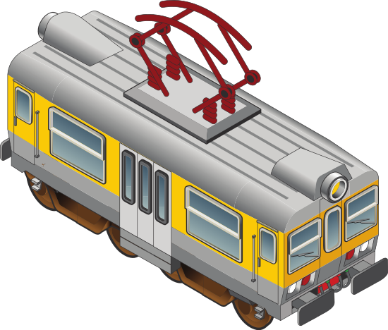 Train Icon - Train (550x468)