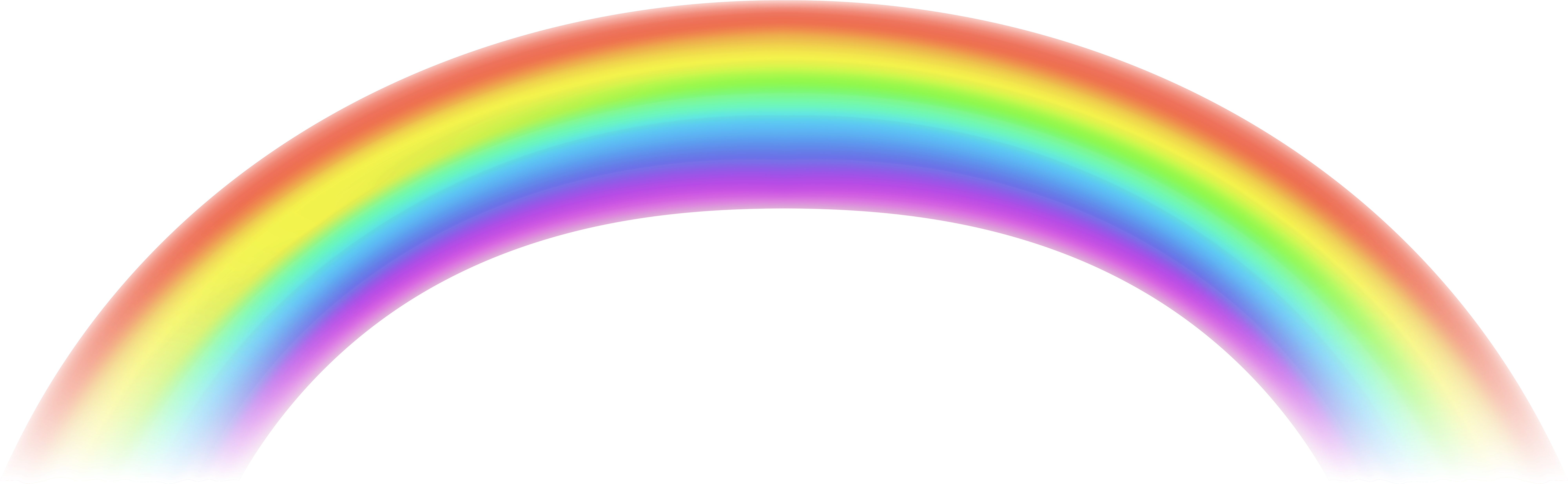 Rainbow Clip Art - Rainbow Transparent (8001x2469)